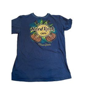 Rare Hard Rock Cafe New York Guitar Palm T-Shirt Size Large  EUC